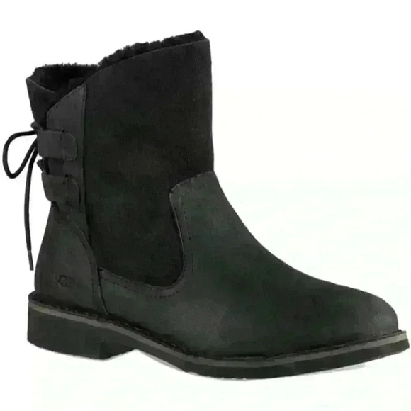 UGG Naiyah Lace Up Back Boots - Picture 2 of 7